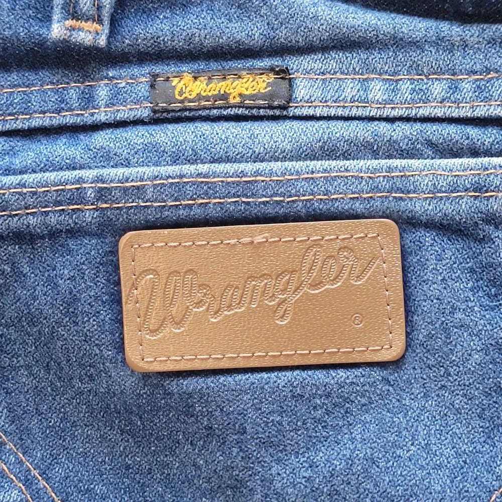 Wrangler 13MWZ Cowboy Cut Jeans Mens 36x29‎ Blue Original Fit Straight Leg Denim